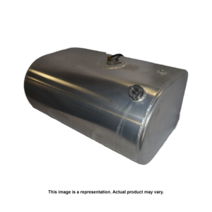 105 Gallon Aluminum D-Shape Diesel Tank - 61" L x 25" W x 19" H